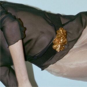 Zara limited edition floral buckle bohemian belt you can’t miss‎